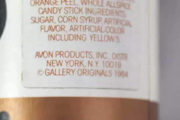 Lot of 2 Vintage 1984 Avon Mulling Spices & Candy Sticks Sealed Tins