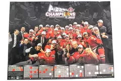 Portland Winterhawks 2013 Champions Poster Ed Chenoweth Cup Team Players