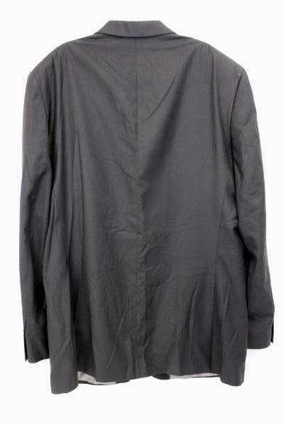 Men's Button Up Suit Jacket Black Size 44L by Van Heusen Studio