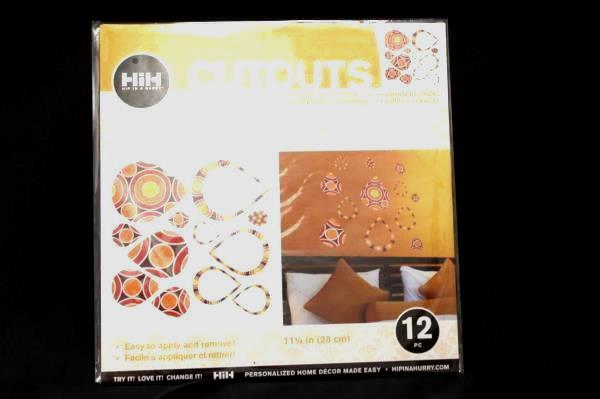 Hip In A Hurry Lot of 3: 2 Tear Drop and 1 Circle Cutout ~11 1/4 Letter In each