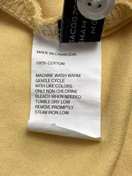 Vintage Bass Men's Yellow Polo Shirt Size Large Short Sleeve Cotton Top