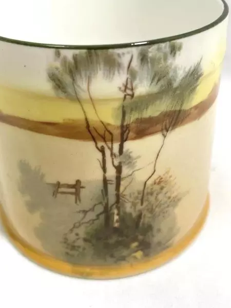 Vtg Royal Doulton John Peele Hunting Mug Galloping Riders With 2 Hounds