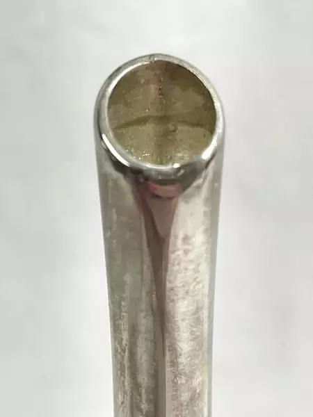 Vintage Single Fluted Flower or Bud Vase Silver Plate 6in Home Decor Table