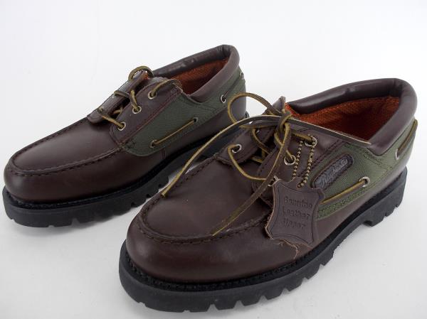 RAYBESTOS Men's Work Boat Shoes Thick Tread Leather "Moondance" Sz 10 #RPP2000