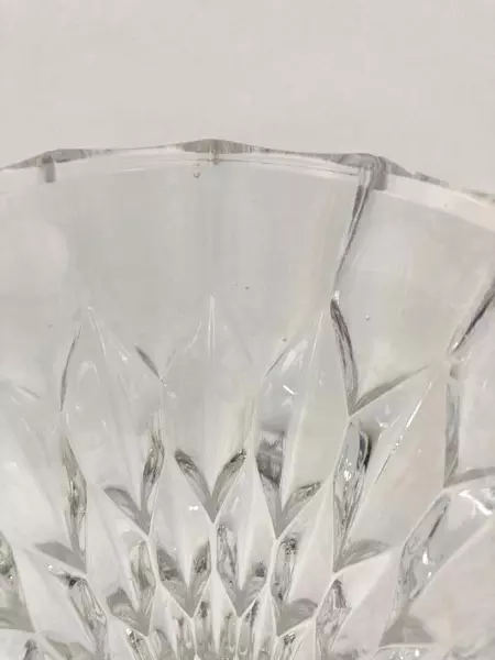 Clear Cut Crystal Flower Vase Trumpet Shape Home Decor Elegant Wedding