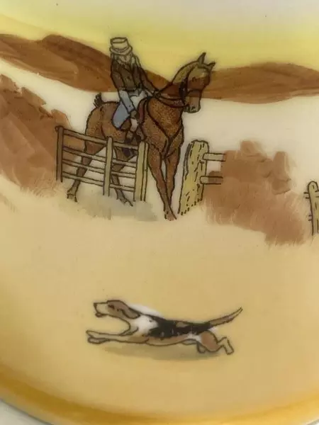 Royal Doulton John Peele Hunting Mug Bone China Galloping Riders 1905-55