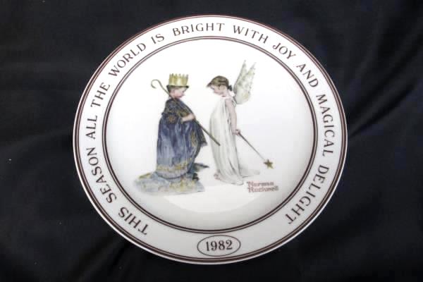 Lot Of 3 Little Gallery By Hallmark 1980's Norman Rockwell Collector's Plates