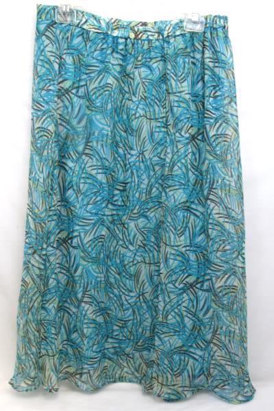 Lot of 2 Dorby Shirt And Skirt Combo Blue And Multi Color Women's Size 12