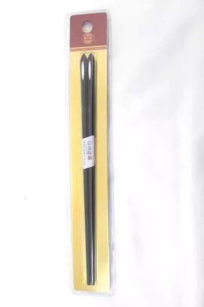 Lot of Six 1 Alloy Black and 5 Painted Wooden Chopsticks