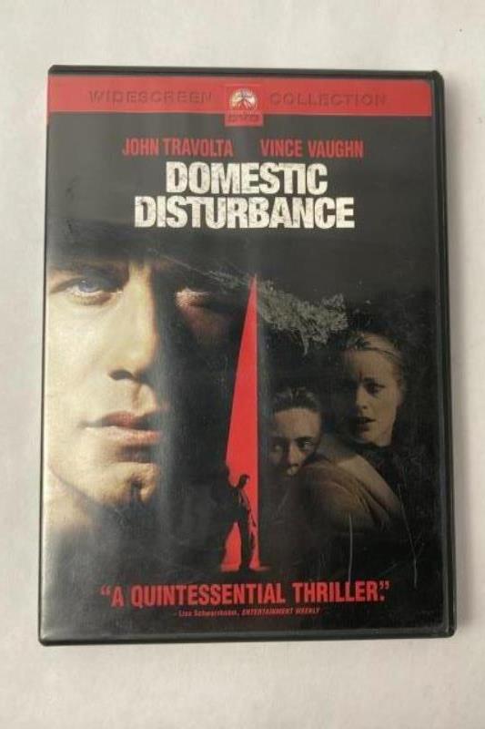 Domestic Disturbance DVD John Travolta Vince Vaughn 2001