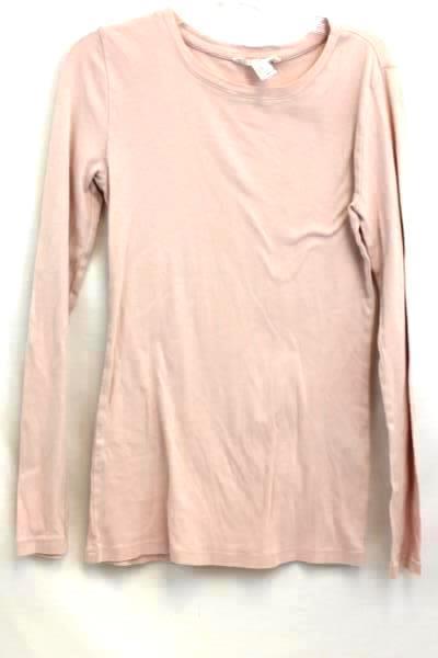Forever 21 Women's Shirt Long Sleeve Pink 100% Cotton Size M