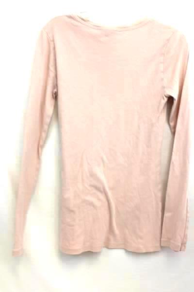 Forever 21 Women's Shirt Long Sleeve Pink 100% Cotton Size M