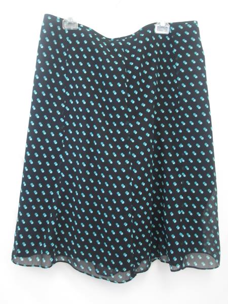Jones Wear Women's Size 16 Blazer & Skirt Black Blue 100% Polyester