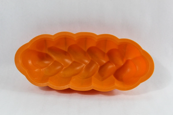 Lot of 2 Fall Silicone Molds  Pumpkin and Wheat Sprig Halloween Baking Tools