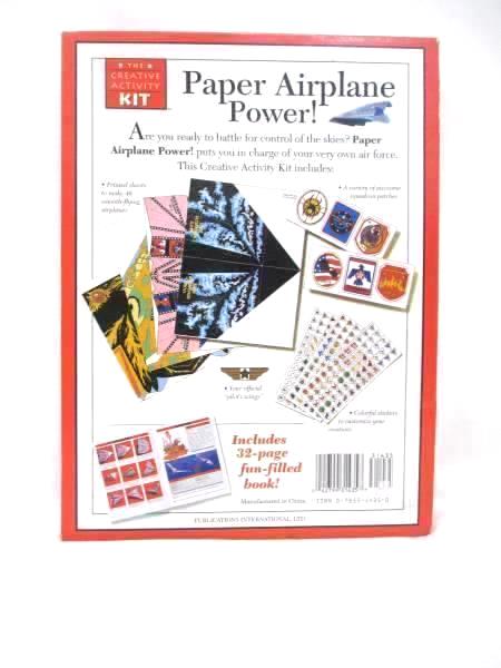 Paper Airplane Power by The Creative Activity Kit Original Box