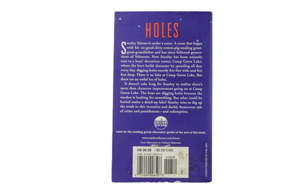 Holes by Louis Sachar Paperback Readers Circle 1998 Book