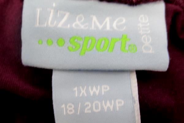 Women's Leggings by Liz&Me Sport Petite 90% Cotton Size1LWP 18/20WP