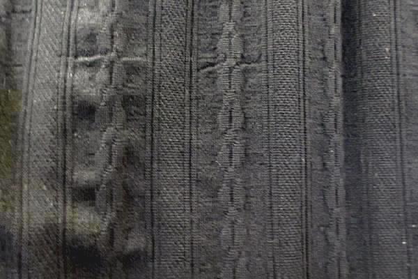 Solid Black Textured Leggings By Catherine's Women's Size M/L