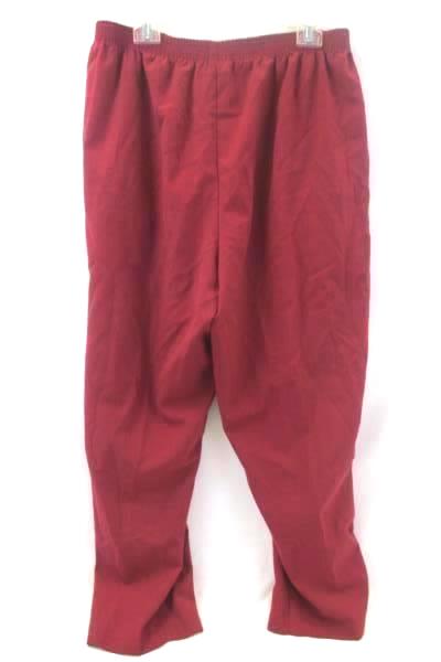 Pants By Briggs Red Stretchy Waist Women's Size 22W\