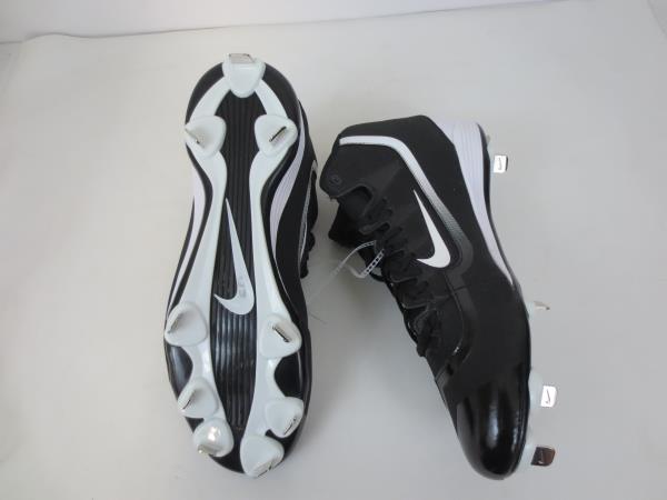 Nike Huarache 2KFILTH Pro Mid Metal Baseball Cleats Black 807128 010 Size 11