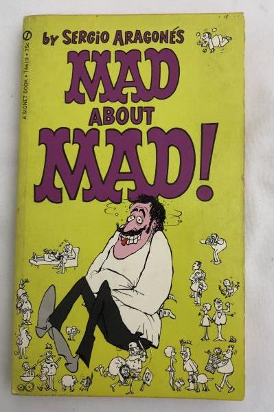 3 Mad Magazine Paperback Books 1970s RAVING MAD; MAD ABOUT MAD; DAVE BERG