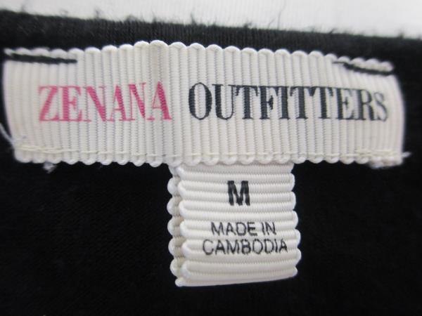 Zenana Outfitters Black 3/4 Sleeve Shirt Short Sleeve Women's Size M