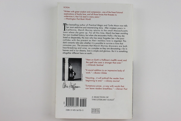 Here On Earth by Alice Hoffman Paperback Novel 1997 Berkley Books