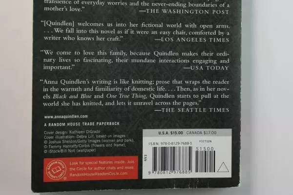 Anna Quindlen Every Last One Paperback Novel 2010 Pre-Owned Book