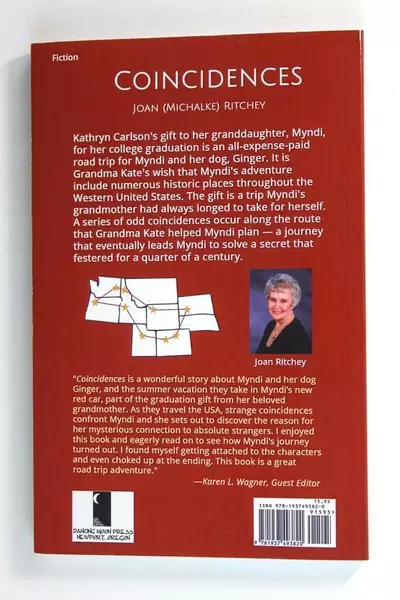 Coincidences by Joan Michalke Ritchey 2015 Dancing Moon Press Paperback Book