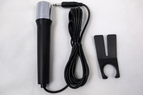 Hand Held Dynamic Microphone Black And Silver Unknown Manufacturer