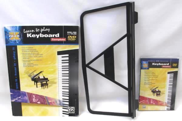 Learn To Play Keyboard Complete by Alfred's Max Book & DVD w/ Stand
