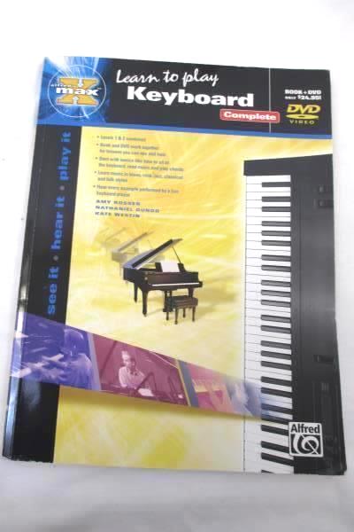 Learn To Play Keyboard Complete by Alfred's Max Book & DVD w/ Stand