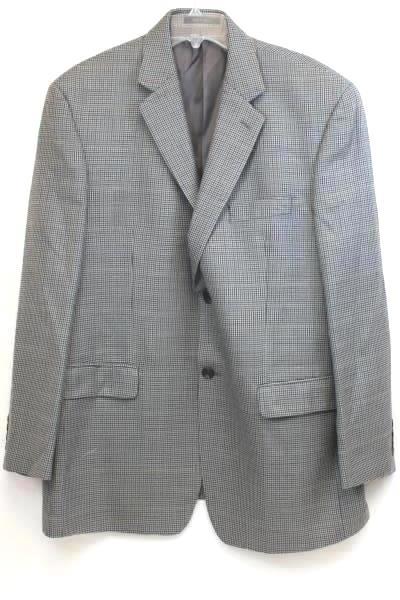 Moores Suit Blazer Grey Gray w/Black Spots Men's Size 42R