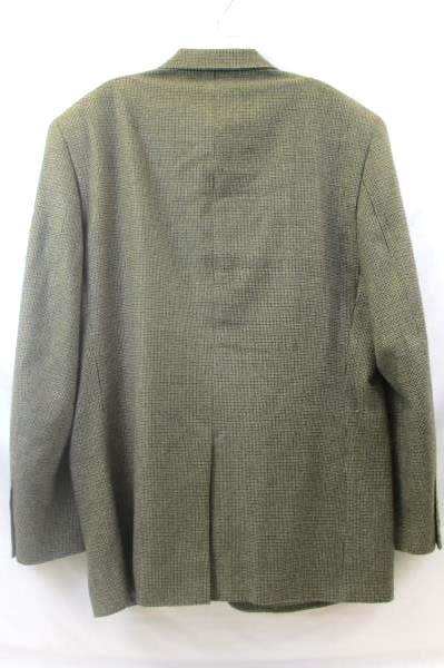Club Room Men's Suit Jacket Brown w/ Black Spots Size 44R