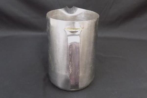 Vintage Stainless Steel Pitcher 1 Quart Tableware Cafe Entertaining