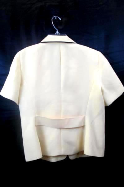 Studio I Shirt Yellow Short Sleeve w/ Black Lining Women's Size 12