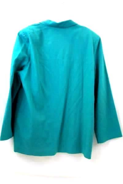 Sag Harbor Women's Suit Jacket Long Sleeve Green Size 12