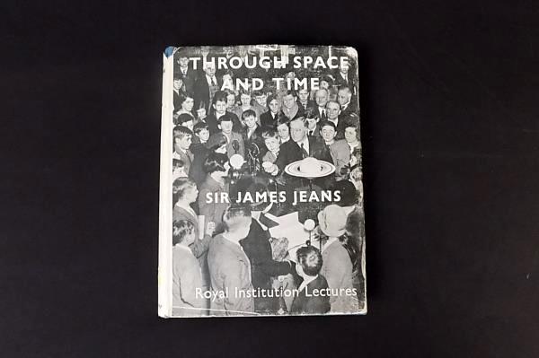 RARE Vintage 1949 Illustrated HB DJ THROUGH SPACE & TIME by Sir James Jeans