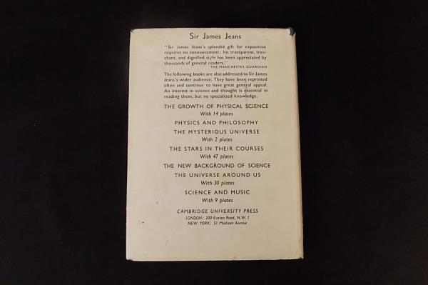 RARE Vintage 1949 Illustrated HB DJ THROUGH SPACE & TIME by Sir James Jeans
