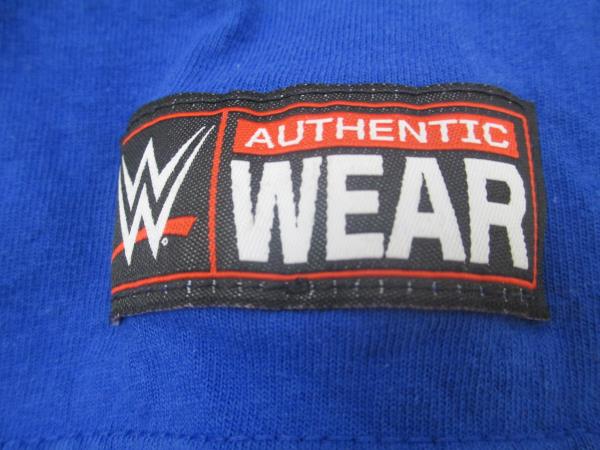 WWE T-Shirt Authentic Blue Orange John Cena Respect Boy's Size Youth L