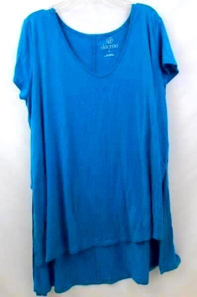 Lot of 2 Women's Shirt by St Johns Bay & Decree Blue Black Size Large