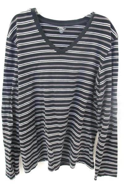 Top by Great Northwest Long Sleeve Striped Women's Size L