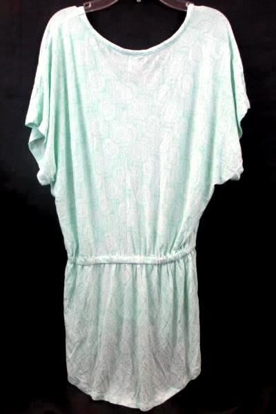 Women's Blouse By Mossimo Teal White Design Size S/P