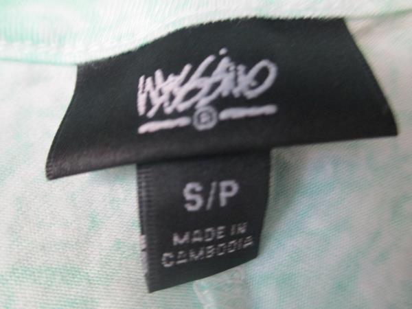 Women's Blouse By Mossimo Teal White Design Size S/P
