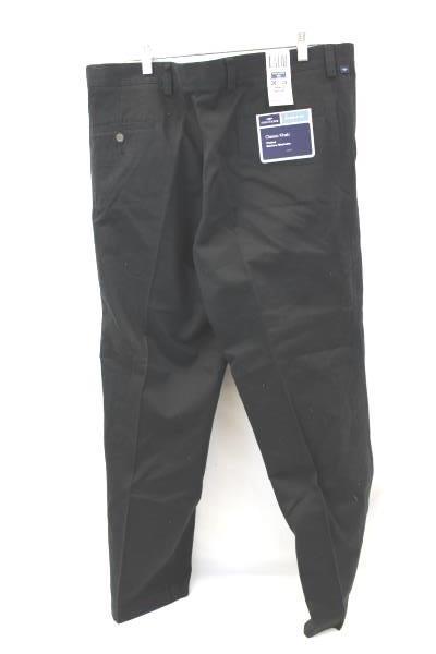 Dockers Men's Pants Black Khakis Classic Fit Pleated Size W38 x L29
