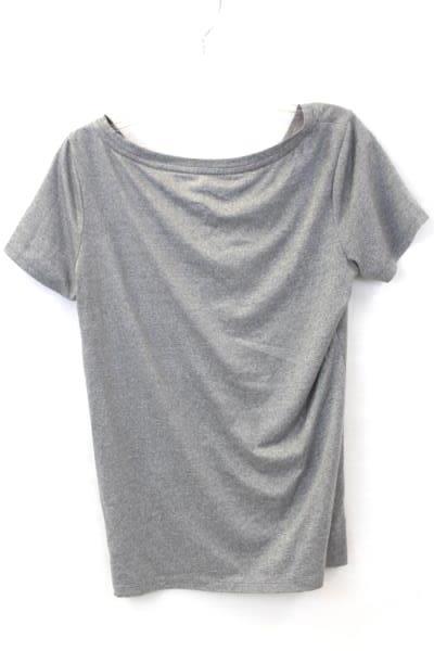 Live Love Dream Women's Top No Sweat "RUN DON'T WALK" Gray Size S/P