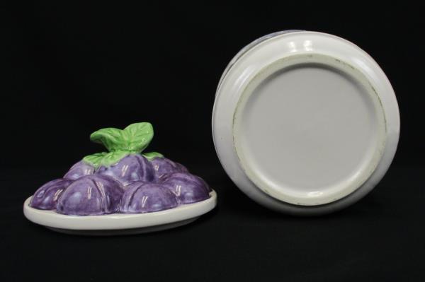 Vintage Pfaltzgraff Hopscotch Fruit Canister Kitchen Decor Ceramic USA