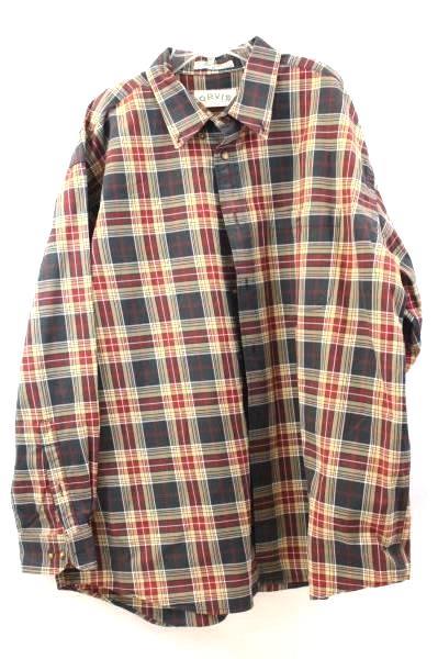 Lot of 2 Button Up Shirts by Cody James & Orvis Plaid Men's Size XL
