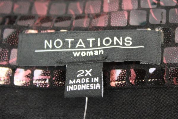 Over Coat by Notations Purple Shiny Women's Size 2X