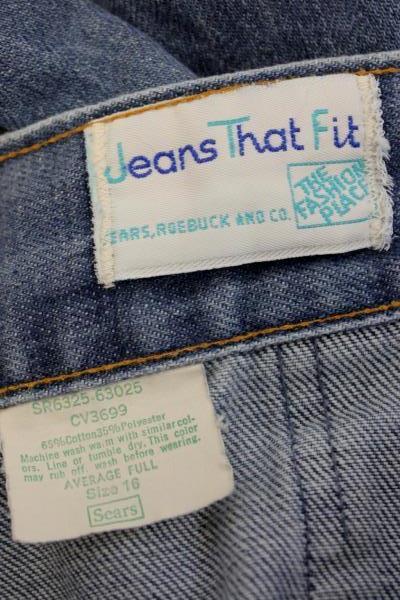 Woman's Elastic Waist Jeans By Jeans That Fit Women's Size 16